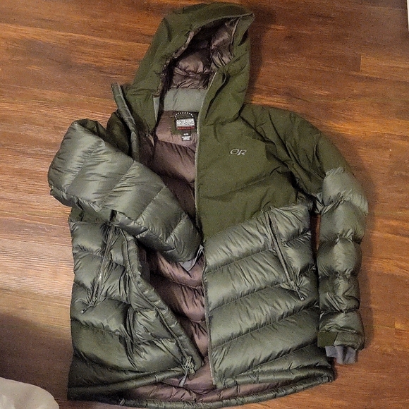 Outdoor research, puffer, down goose jacket, size XL/TG super warm, like new. - Picture 1 of 6